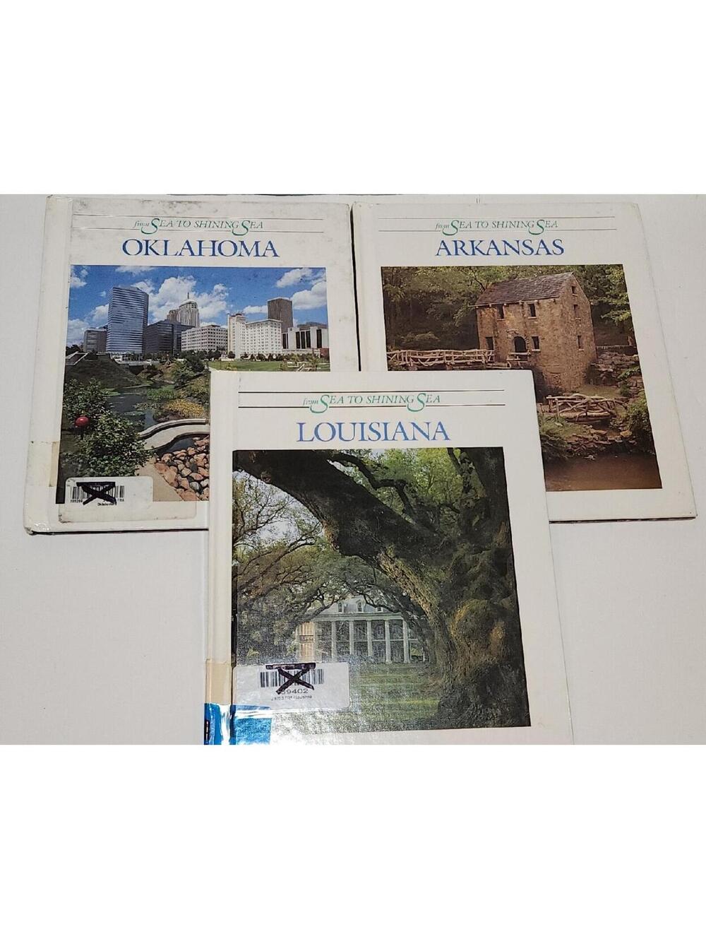 West South Central States Unit Study Books Lot of 3 United States Hardcover